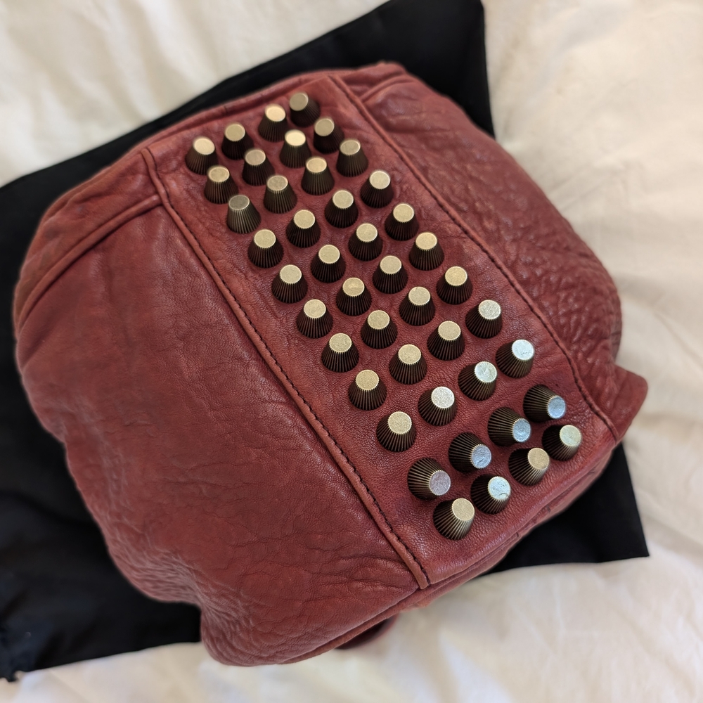 Alexander Wang Angela Pochette Burgundy - Picture 2 of 11